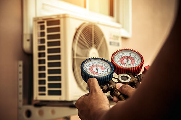 Professional Emergency Hvac technician working in Yarmouth Port, MA